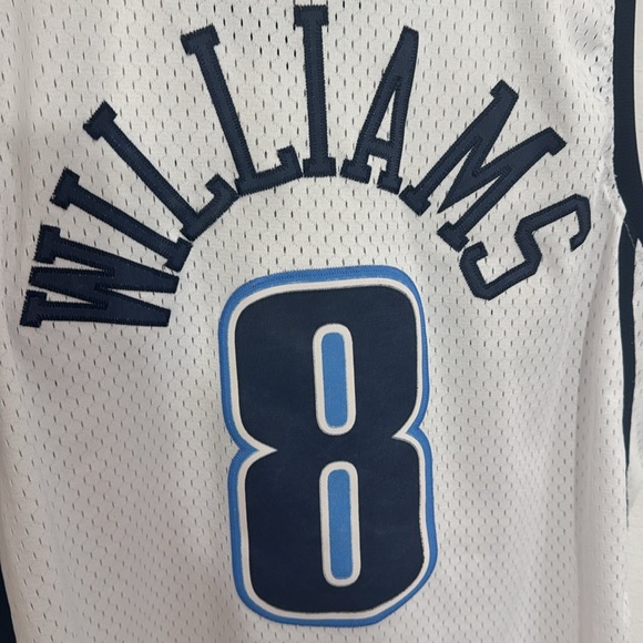 Adidas JAZZ NBA #8 Team Jersey “Williams” Size Large Like New! - Picture 5 of 8